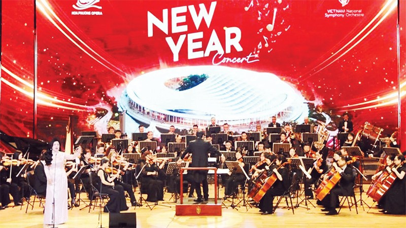 Chương trình “New Year Concert” tại Nhà hát Hoa Phượng, thành phố Hải Phòng.