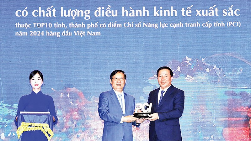 Long An nằm trong top 10 tỉnh, thành phố có điểm Chỉ số năng lực cạnh tranh cấp tỉnh (PCI) năm 2024 hàng đầu Việt Nam.