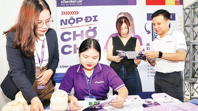 Một sàn giao dịch việc làm tại Thành phố Hồ Chí Minh.