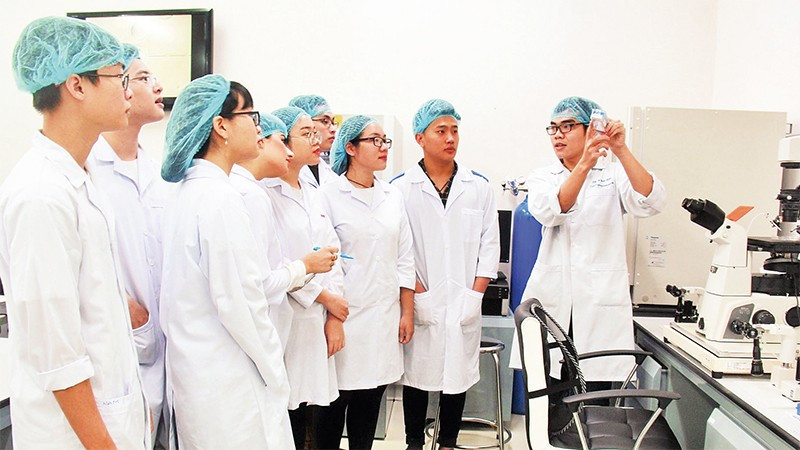 Hoạt động nghiên cứu khoa học tại Đại học Quốc gia Thành phố Hồ Chí Minh.