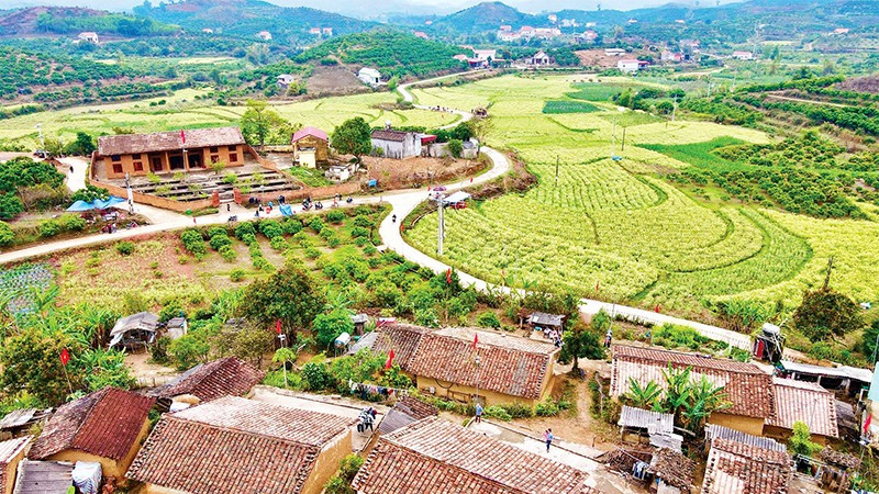 Một góc thôn Bắc Hoa.