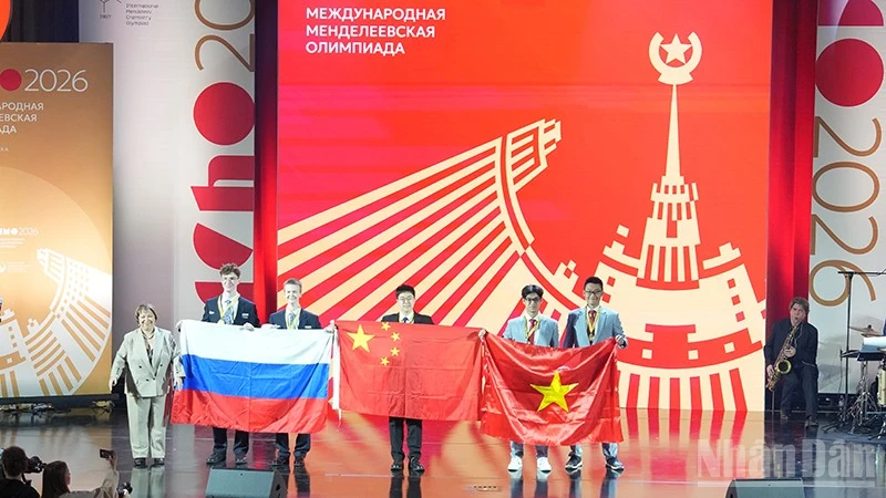 Đoàn Việt Nam xuất sắc giành 2 HCV, 2 HCB tại Olympic Hóa học quốc tế Mendeleev