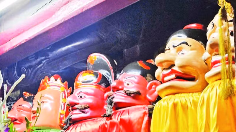 Bộ Thánh tượng được đánh giá có niên đại cổ và đẹp nhất trong các bộ đầu rối ở miền bắc. 