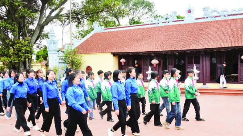 Tuổi trẻ Song Liễu gìn giữ, nối tiếp truyền thống quê hương cách mạng.