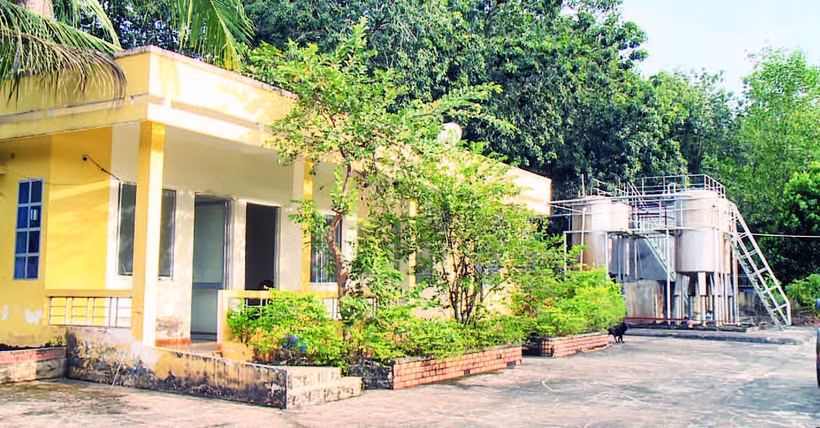 Trạm cấp nước Định Thành trên địa bàn xã Dầu Tiếng, Thành phố Hồ Chí Minh.