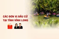 [Infographic] Các đơn vị bầu cử đại biểu Quốc hội tại tỉnh Vĩnh Long