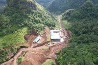 Khu vực xây dựng nhà xưởng đã san ủi trái phép trên diện tích hơn 33.215m2. (Ảnh: TUẤN SƠN)