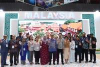 Khách tham quan gian hàng Malaysia tại ITE HCMC 2025.