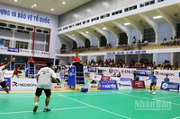 Sôi nổi các trận cầu tại Giải cầu lông các Cây vợt xuất sắc quốc gia năm 2025.