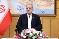 Tổng thống Iran Masoud Pezeshkian. (Ảnh: IRNA/TTXVN)