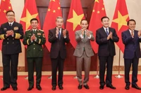 Bộ trưởng Ngoại giao, Quốc phòng, Công an Việt Nam-Trung Quốc tại Hội nghị lần thứ nhất, cơ chế đối thoại chiến lược 3+3. (Ảnh: Bộ Ngoại giao)