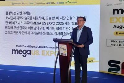 Ông Lâm Đình Thắng, Giám đốc Sở Khoa học và Công nghệ Thành phố Hồ Chí Minh phát biểu tại lễ công bố.