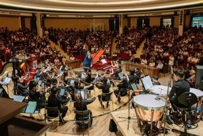 Sinh viên Trường đại học Công nghệ thông tin tham gia Chương trình hòa nhạc "Giao hòa của âm sắc".