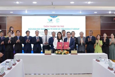 Đại học Quốc gia Thành phố Hồ Chí Minh và CT Group ký kết thỏa thuận hợp tác.