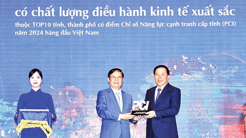 Long An nằm trong top 10 tỉnh, thành phố có điểm Chỉ số năng lực cạnh tranh cấp tỉnh (PCI) năm 2024 hàng đầu Việt Nam.