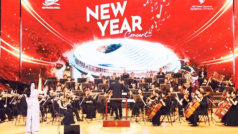 Chương trình “New Year Concert” tại Nhà hát Hoa Phượng, thành phố Hải Phòng.