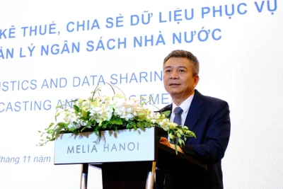 Cục trưởng Cục Thuế Mai Xuân Thành phát biểu tại Hội thảo.