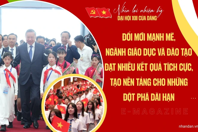 Đổi mới mạnh mẽ, ngành giáo dục và đào tạo đạt nhiều kết quả tích cực, tạo nền tảng cho những đột phá dài hạn