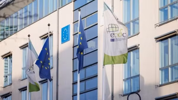 Quang cảnh bên ngoài Trụ sở của Trung tâm Phòng ngừa và kiểm soát dịch bệnh châu Âu (ECDC) tại Stockholm, Thụy Điển. (Ảnh: Xinhua)