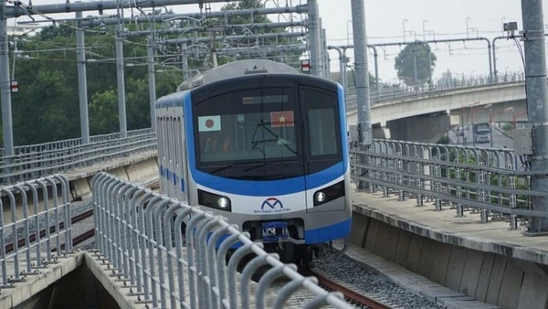 Dự án Metro số 1 Bến Thành - Suối Tiên làm thay đổi diện mạo giao thông đô thị Thành phố Hồ Chí Minh. (Ảnh: THẾ ANH)