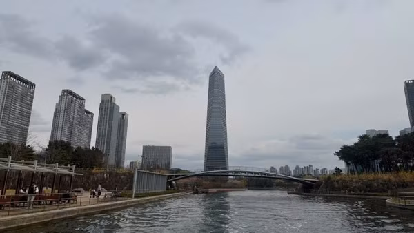 Một biểu tượng kiến trúc tại Incheon.