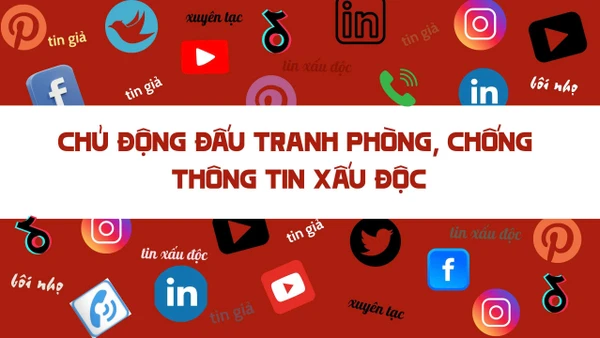 Lực lượng Công an nhân dân tích cực đấu tranh với thông tin xấu, độc trên không gian mạng.