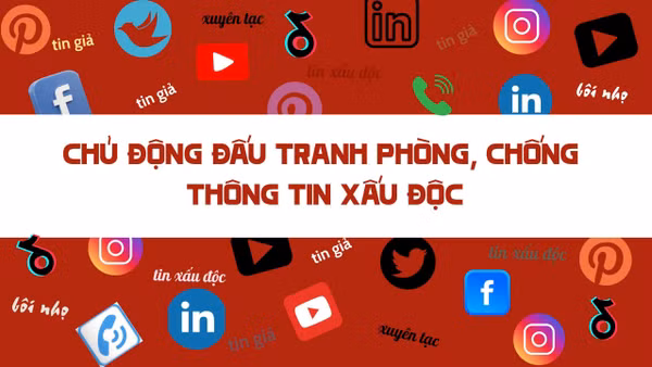 Lực lượng Công an nhân dân tích cực đấu tranh với thông tin xấu, độc trên không gian mạng.