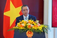 Đại sứ Phạm Thanh Bình phát biểu tại Chương trình gặp gỡ báo chí năm 2026.