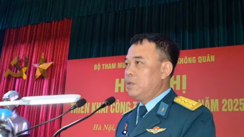 Đại tá Vũ Đại Dương giữ chức Phó Tư lệnh Quân chủng Phòng không-Không quân. (Ảnh:chinhphu.vn)