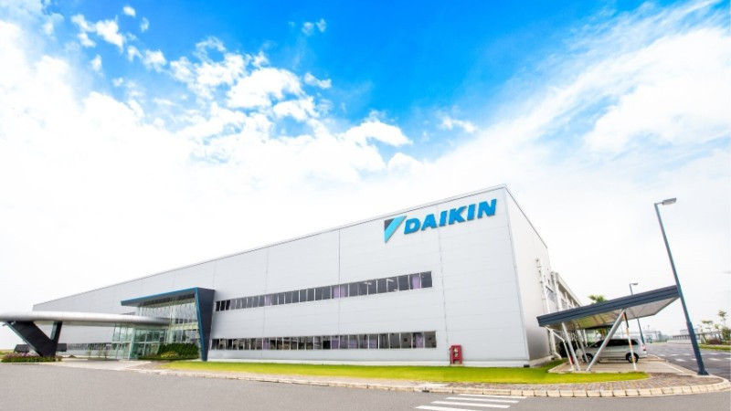 Nhà máy sản xuất điều hòa Daikin.