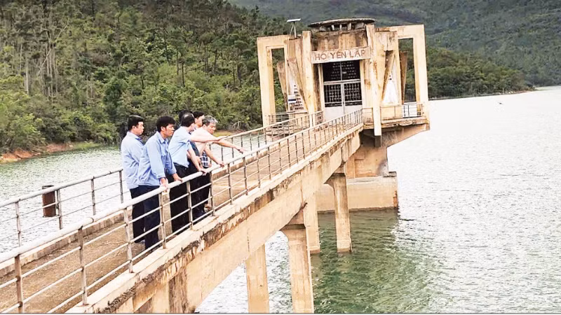 Hồ chứa thủy lợi Yên Lập, tỉnh Quảng Ninh bảo đảm cung cấp nguồn nước cho sản xuất, sinh hoạt và an toàn vùng hạ du.