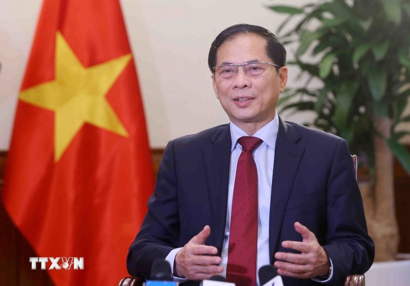 Phó Thủ tướng, Bộ trưởng Ngoại giao Bùi Thanh Sơn làm Chủ tịch Ủy ban Quốc gia APEC 2027. (Ảnh: Phạm Kiên/TTXVN)