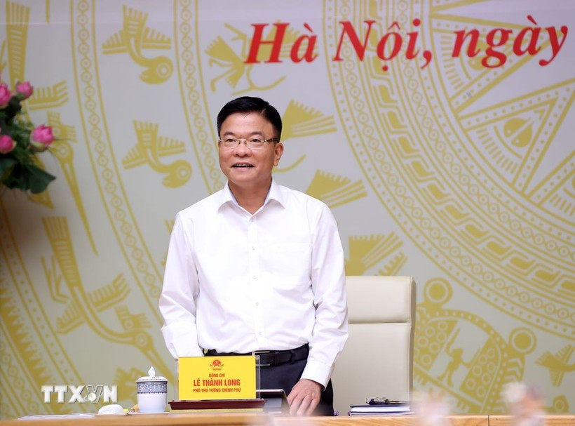 Phó Thủ tướng Lê Thành Long. (Ảnh: Văn Điệp/TTXVN)