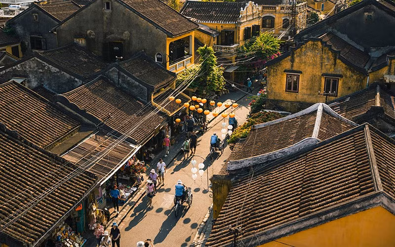 Một góc trong phố cổ Hội An (tỉnh Quảng Nam).