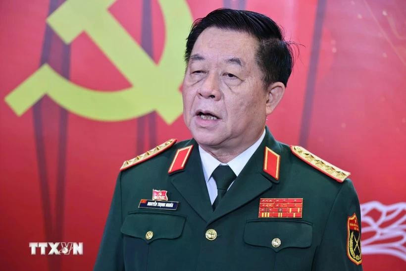 Đại tướng Nguyễn Trọng Nghĩa, Ủy viên Bộ Chính trị, Bí thư Trung ương Đảng, Ủy viên Thường vụ Quân ủy Trung ương, Chủ nhiệm Tổng cục Chính trị Quân đội nhân dân Việt Nam.