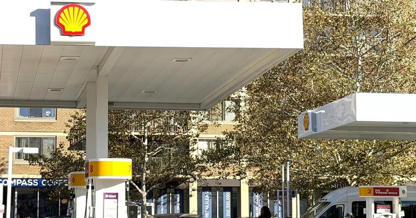 Một cây xăng tại thủ đô Washington D.C. (Ảnh: Ngọc Quang/TTXVN)