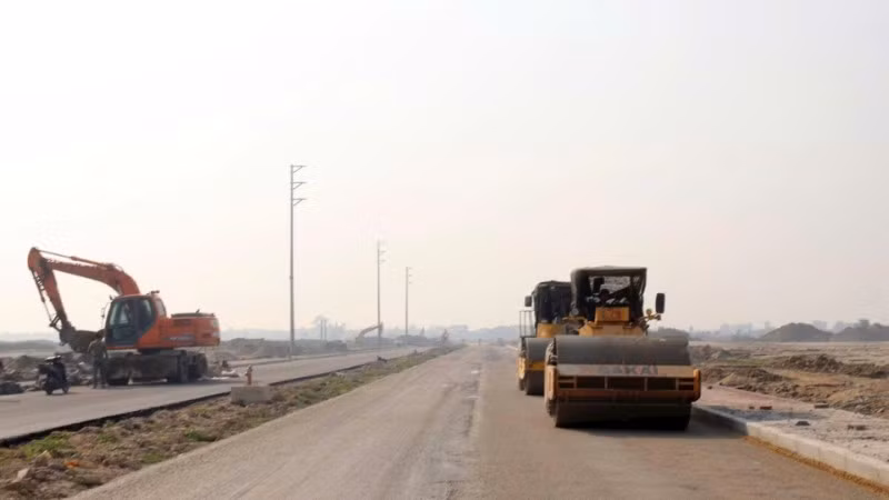 Khu công nghiệp Gia Lộc, thành phố Hải Phòng đã cơ bản hoàn thiện hạ tầng giai đoạn 1 đáp ứng nhu cầu sản xuất của doanh nghiệp. (Ảnh MINH NGUYÊN)