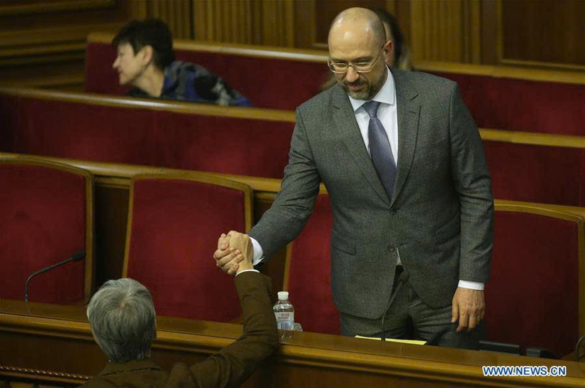 Thủ tướng Ukraine Denys Shmyhal. (Ảnh: Tân Hoa Xã)