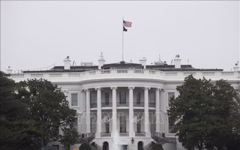 Nhà Trắng ở Washington, DC, Mỹ. (Ảnh: THX/TTXVN)