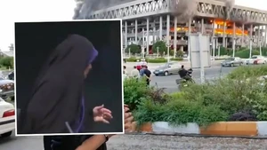 [Video] Đài truyền hình Iran trúng bom của Israel khi đang lên sóng trực tiếp 