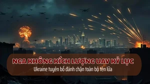 [Video] Nga không kích lượng UAV kỷ lục, Ukraine tuyên bố đánh chặn toàn bộ tên lửa