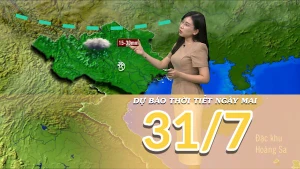 [Video] Dự báo thời tiết đêm nay và ngày mai 31/7/2025: Nắng nóng gay gắt tại khu vực Trung Bộ