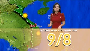 [Video] Dự báo thời tiết đêm nay và ngày mai 8/8/2025: Bắc Bộ tiếp tục có mưa về đêm