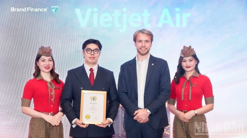 Vietjet được Tổ chức định giá thương hiệu Brand Finance vinh danh trong Top các hãng hàng không có giá trị thương hiệu lớn nhất Đông Nam Á và là thương hiệu hàng không giá trị nhất Việt Nam năm 2025.