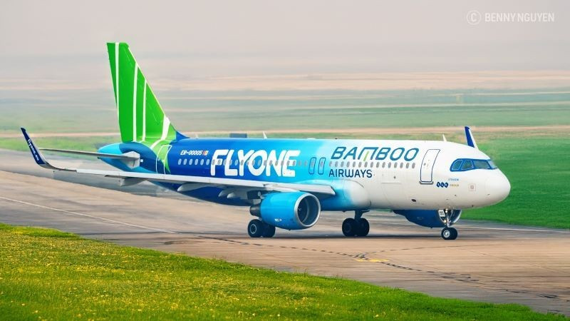 Chiếc máy bay Airbus A320 mang số hiệu ER-0005 trở thành tàu bay mới nhất trong “màu áo”của đội bay Bamboo Airways.