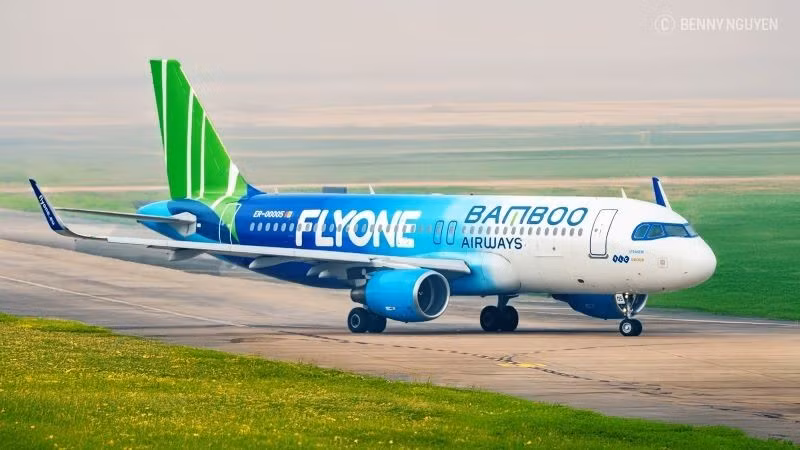 Chiếc máy bay Airbus A320 mang số hiệu ER-0005 trở thành tàu bay mới nhất trong “màu áo”của đội bay Bamboo Airways.