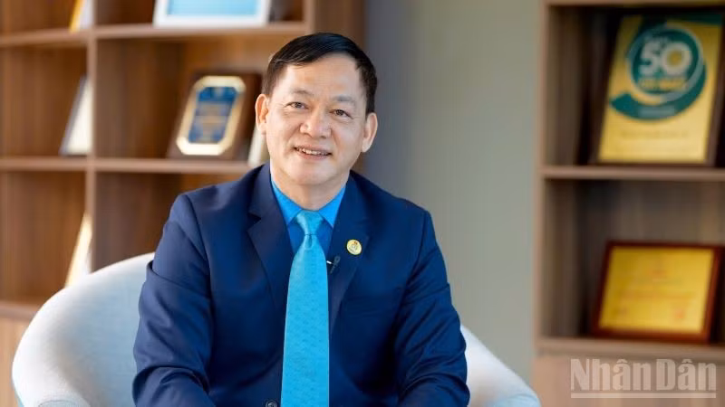 Ông Đào Mạnh Kiên, Ủy viên Ban Chấp hành Tổng Liên đoàn Lao động Việt Nam, Chủ tịch Công đoàn Tổng công ty Hàng không Việt Nam.