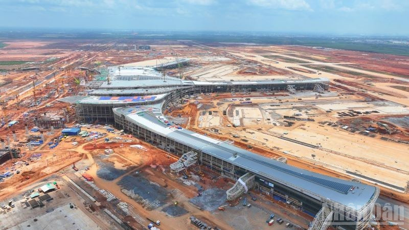 Dự án Cảng Hàng không quốc tế Long Thành đang được khẩn trương thi công.