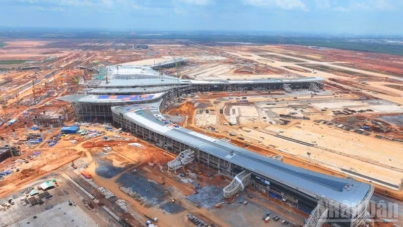Dự án Cảng Hàng không quốc tế Long Thành đang được khẩn trương thi công.