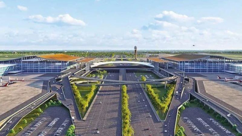 Phối cảnh Cảng hàng không quốc tế Gia Bình.